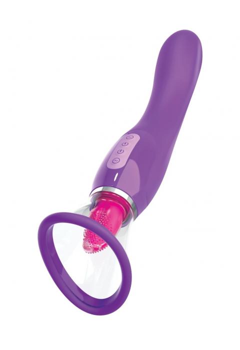 Фиолетовый вакуумный клиторальный стимулятор Her Ultimate Pleasure