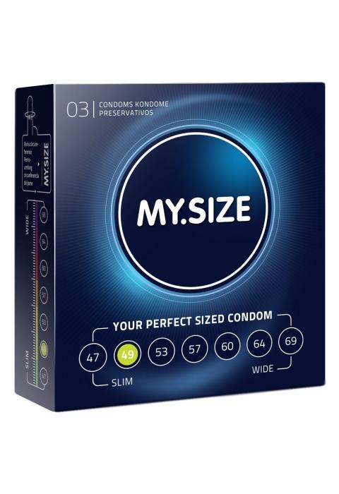 Презервативы MY.SIZE размер 49 - 3 шт.
