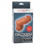 Коричневый фаллоимитатор для ношения Packer Gear Ultra-Soft Silicone STP Packer