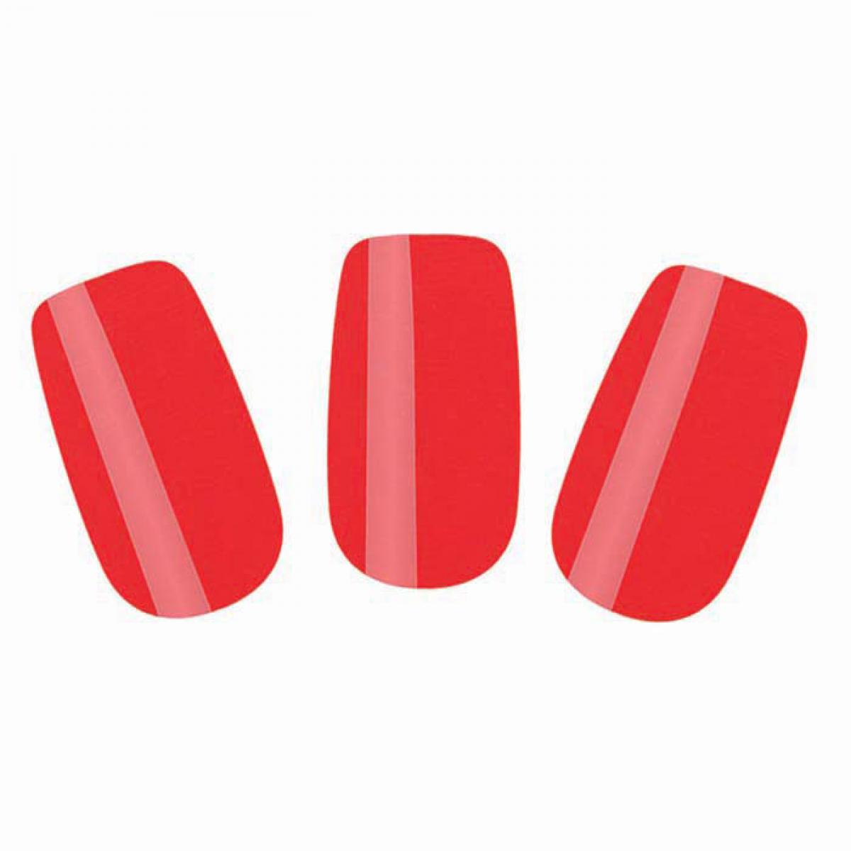 Набор лаковых полосок для ногтей Красный шик Nail Foil