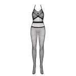 Откровенный комбинезон-сетка N115 с интимным доступом