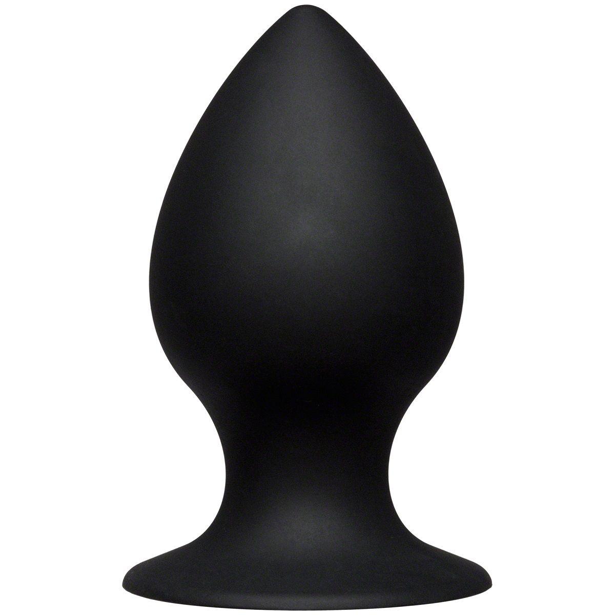 Чёрная анальная пробка Kink Ace Silicone Plug 4.5  - 11,43 см.