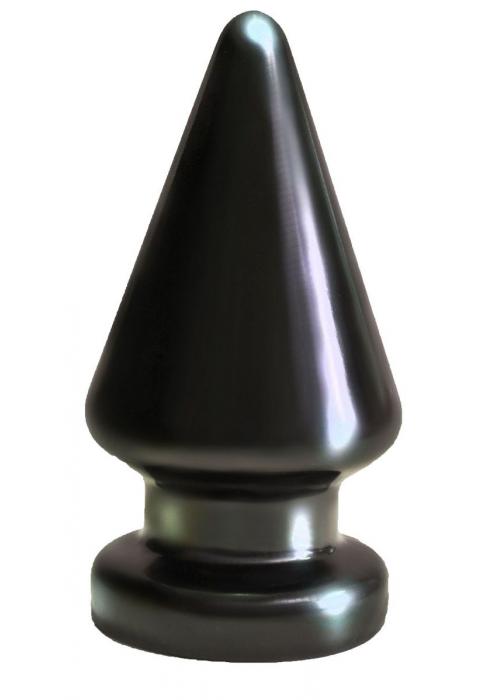 Чёрный анальный плаг большого размера MAGNUM-2 - 13 см.