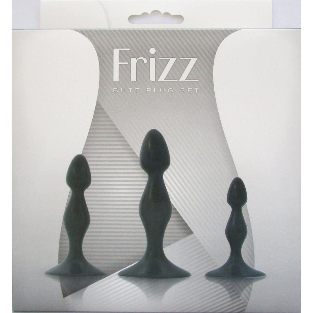 Набор Frizz из 3 фигурных анальных пробок