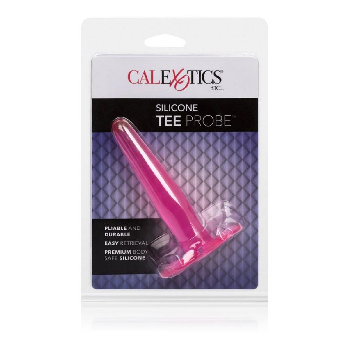Розовая силиконовая пробка Tee Probes - 12 см.