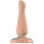 Телесный анальный стимулятор Bottom Line 6  Model 3 Rubber Flesh - 15,5 см.