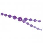 Цепочка фиолетовых анальных шариков