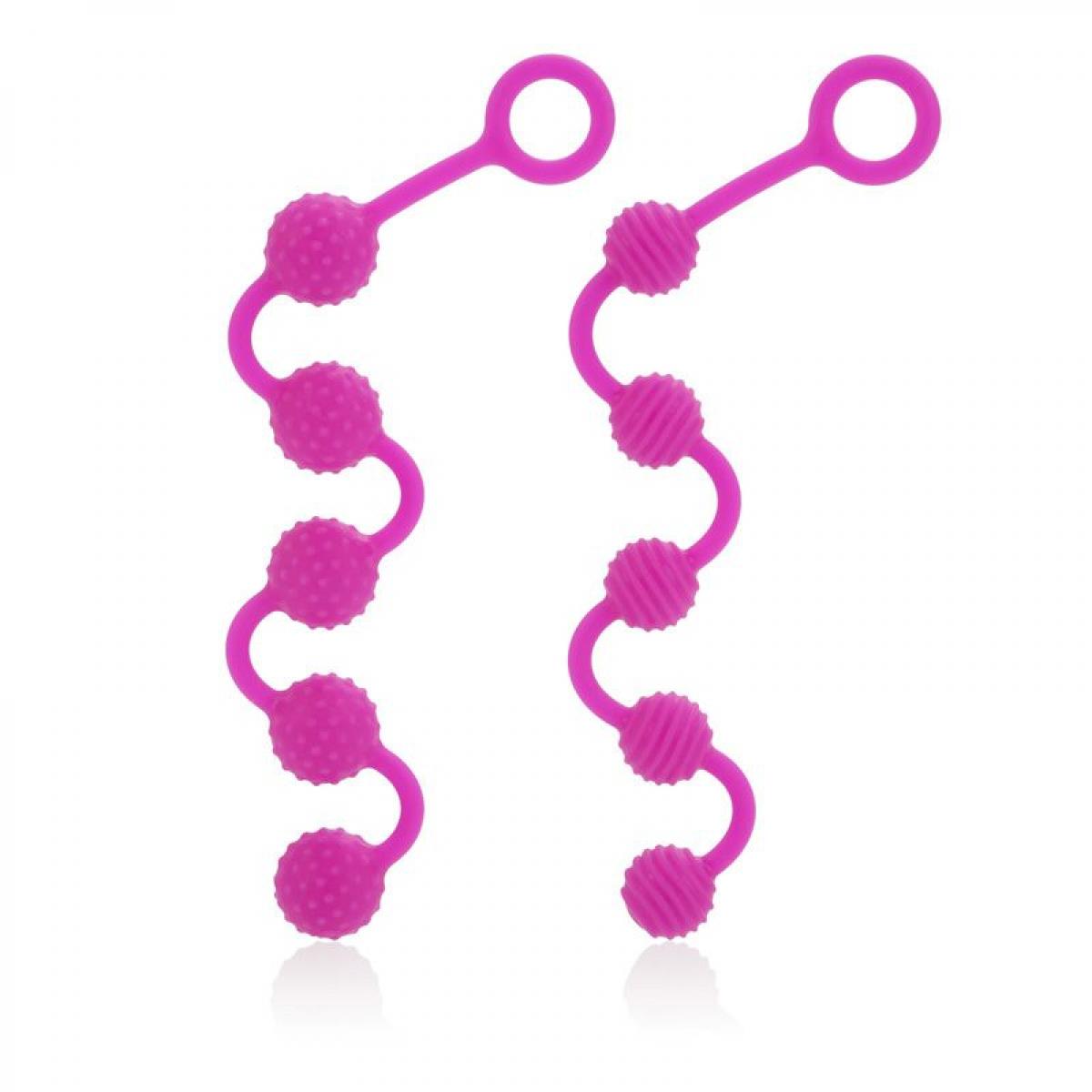 Две анальные цепочки различного рельефа Posh Silicone  O  Beads