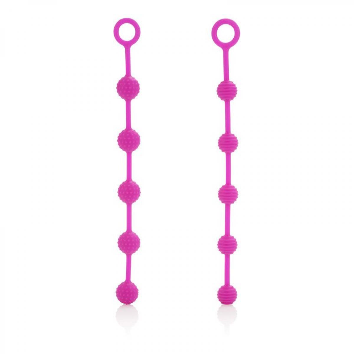 Две анальные цепочки различного рельефа Posh Silicone  O  Beads