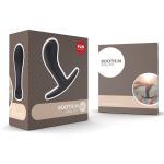 Чёрный анальный стимулятор BOOTIE M - 9,3 см.