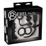 Набор чёрных стимуляторов для анальных удовольствий Rebel Anal Set