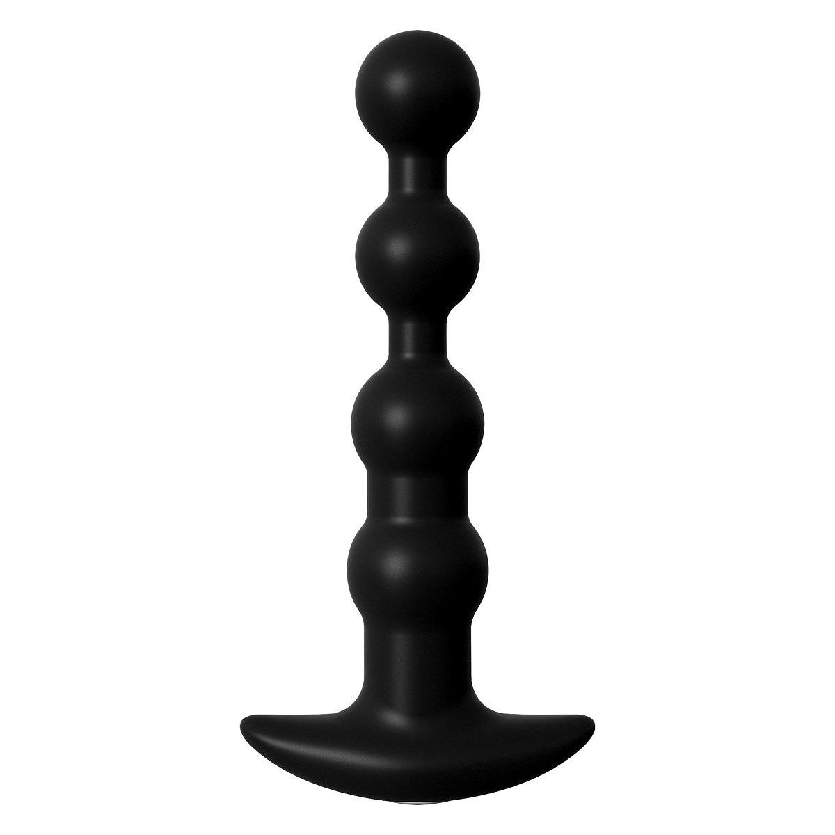 Анальная цепочка с вибрацией Rechargeable Anal Beads - 17 см.