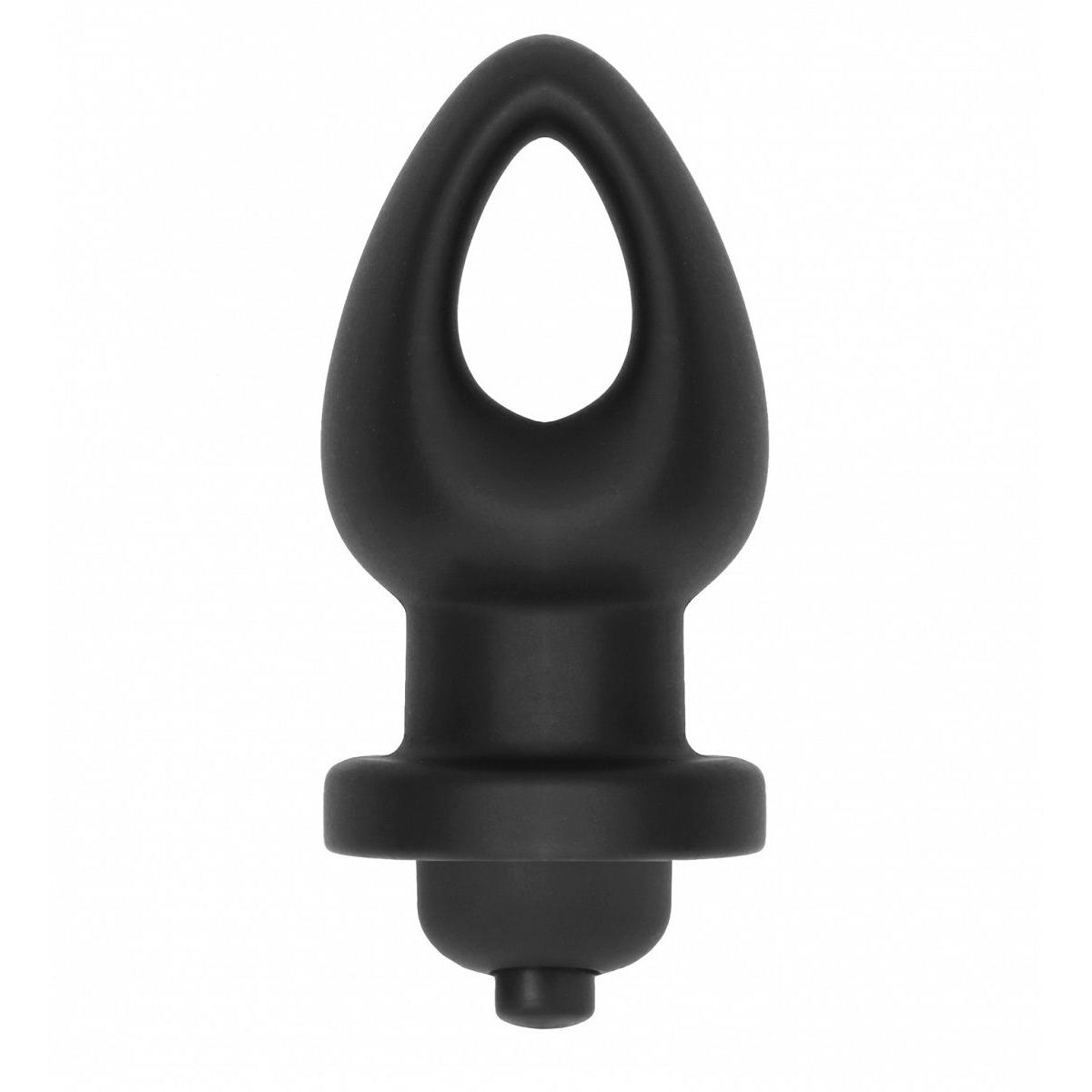 Анальный вибратор No.58 Anal Vibrator с отверстием - 8 см.