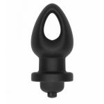 Анальный вибратор No.58 Anal Vibrator с отверстием - 8 см.