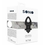 Анальный вибратор No.58 Anal Vibrator с отверстием - 8 см.