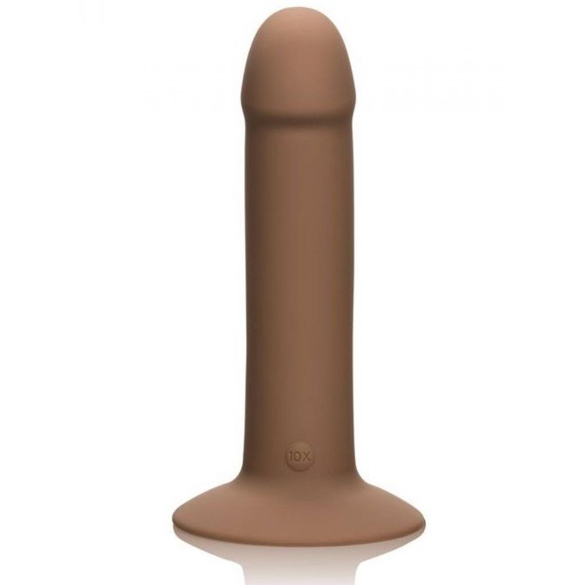 Бежевый вибромассажёр с присоской LUXE Touch-Sensitive Vibrator - 16,5 см.