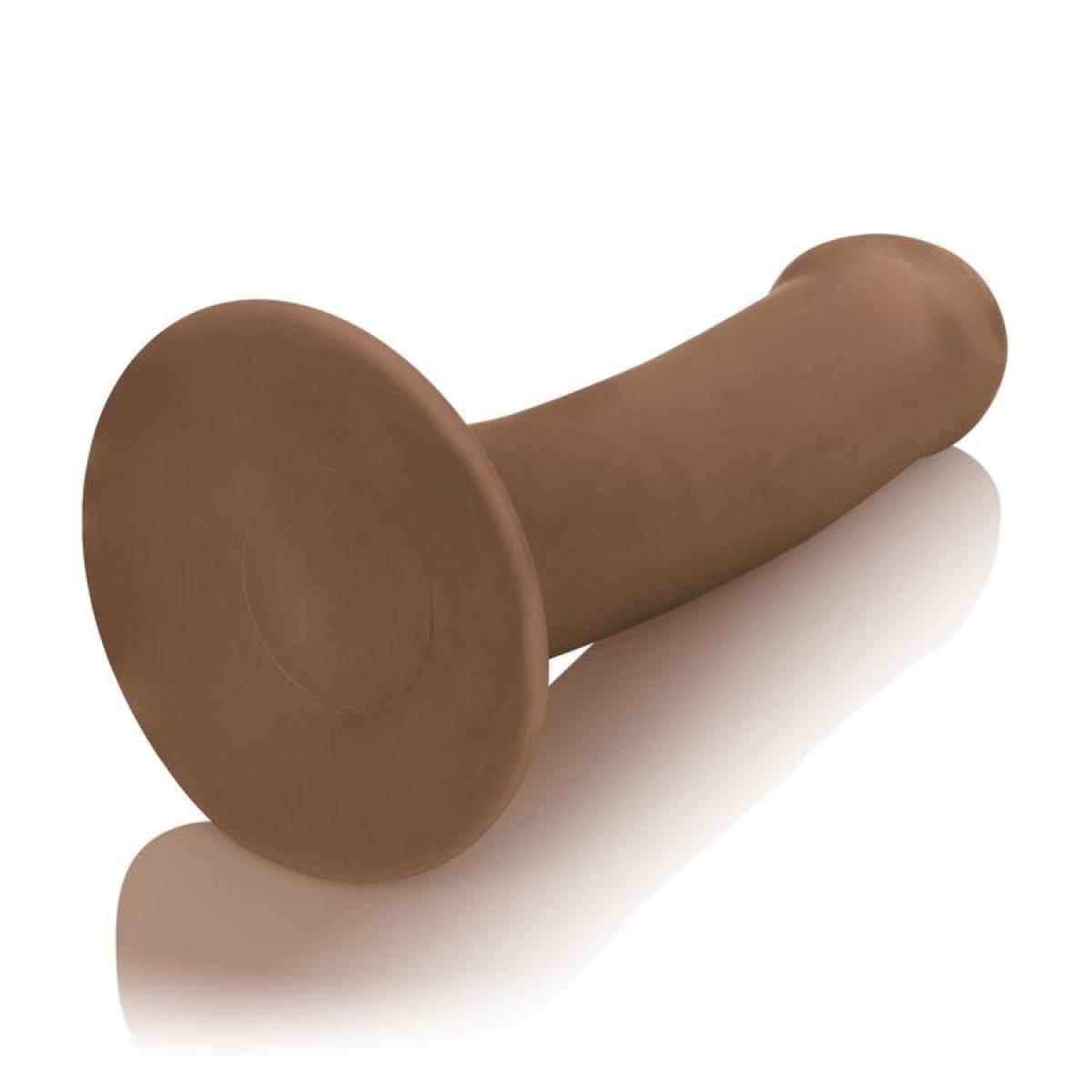 Бежевый вибромассажёр с присоской LUXE Touch-Sensitive Vibrator - 16,5 см.