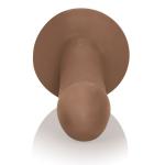 Бежевый вибромассажёр с присоской LUXE Touch-Sensitive Vibrator - 16,5 см.