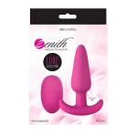 Розовая анальная вибропробка с пультом ДУ Luxe Zenith Wireless Plug Pink - 9,9 см.
