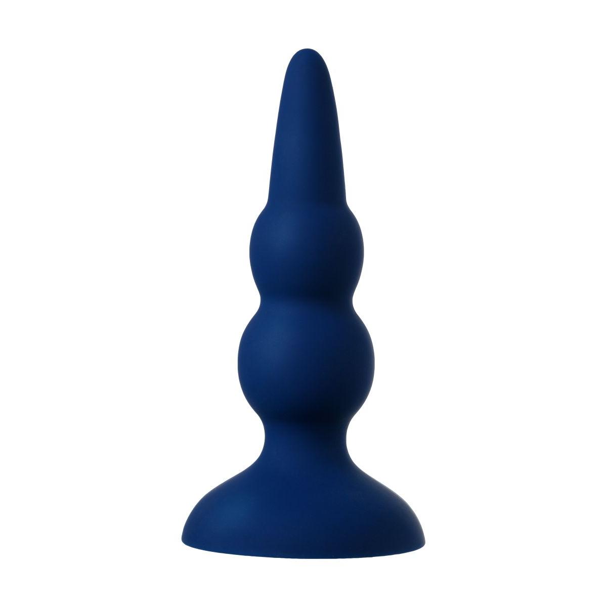 Синяя анальная вибровтулка O Play Prime - 12 см.