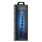 Тёмно-синяя анальная виброёлочка Carnal Promise Vibrating Anal Beads - 20,8 см.
