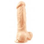 Большой фаллоимитатор Colours Pleasures Thick 8  Dildo - 23,8 см.