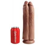 Сдвоенный фаллоимитатор-мулат 11  Two Cocks One Hole - 30 см.