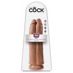 Сдвоенный фаллоимитатор-мулат 11  Two Cocks One Hole - 30 см.