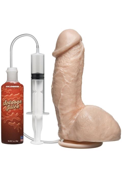 Фаллоимитатор с имитацией семяизвержения The Amazing Squirting Realistic Cock - 18,8 см.