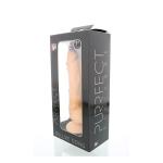 Телесный силиконовый фаллоимитатор PURRFECT SILICONE DELUXE DONG 7INCH - 18 см.