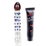 Smart Set №31: стеклянный фаллоимитатор и лубрикант на водной основе