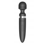 Чёрный жезловый массажер Deluxe Mega Wand Wireless 28x