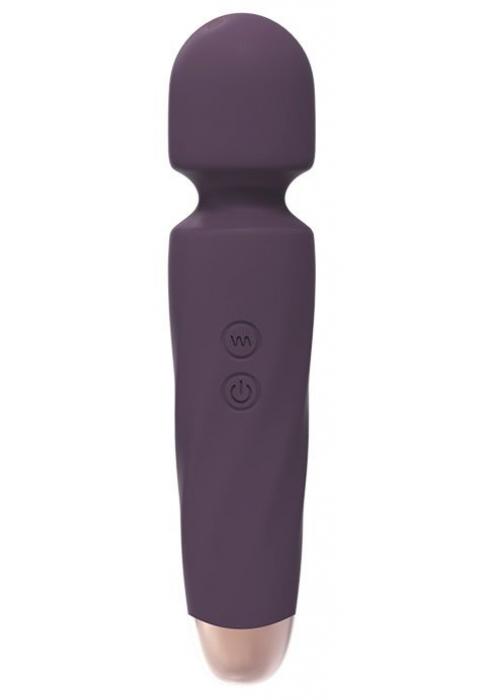 Фиолетовый вибромассажёр NOMIA - 19,5 см.