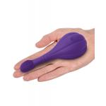 Фиолетовый вибростимулятор Focus Sonic Vibrator с 3 насадками