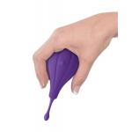 Фиолетовый вибростимулятор Focus Sonic Vibrator с 3 насадками