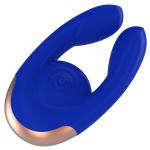 Синий клиторальный стимулятор Fancy - 9,8 см.