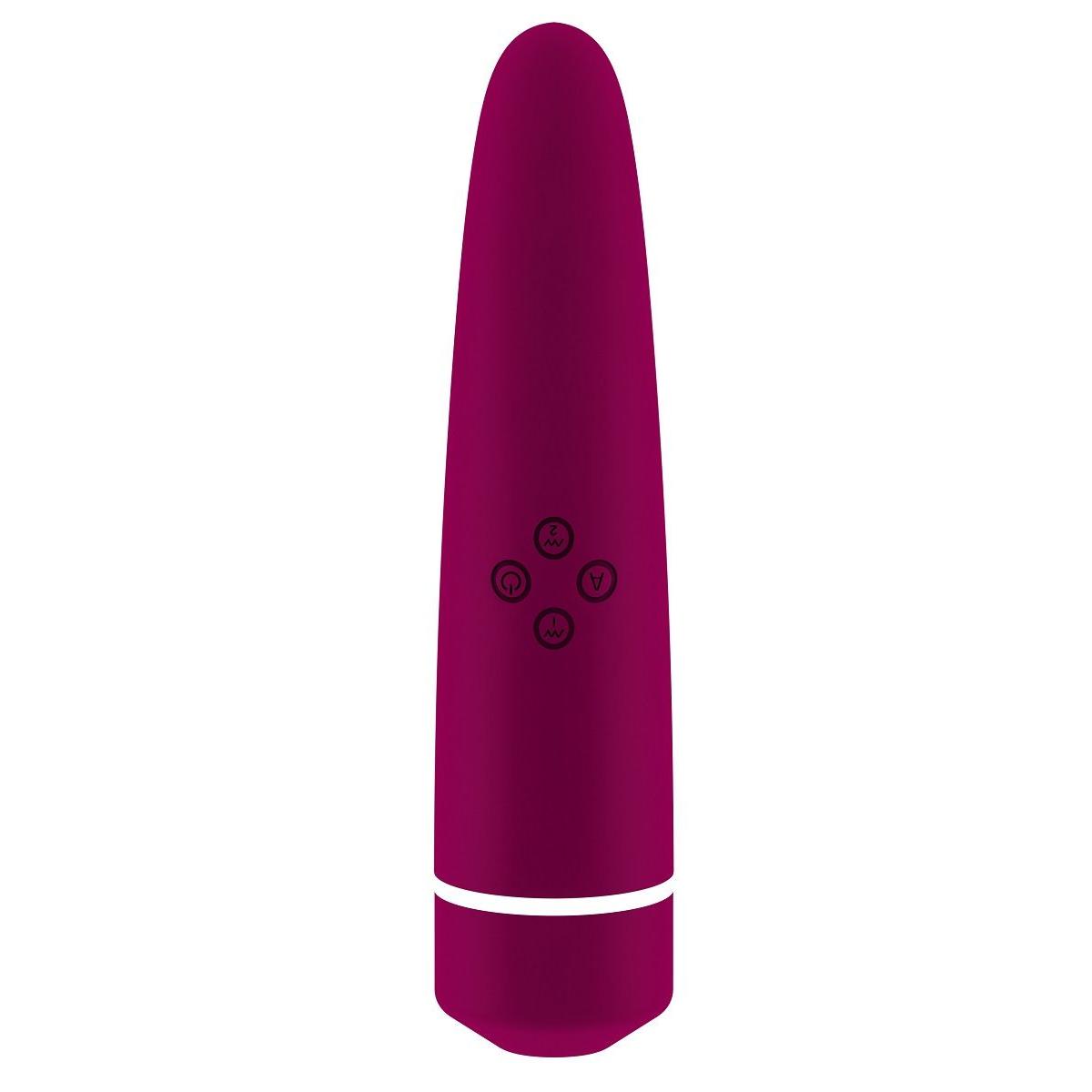 Фиолетовый вакуумный клиторальный вибромассажер Personal vibrator HIKY 