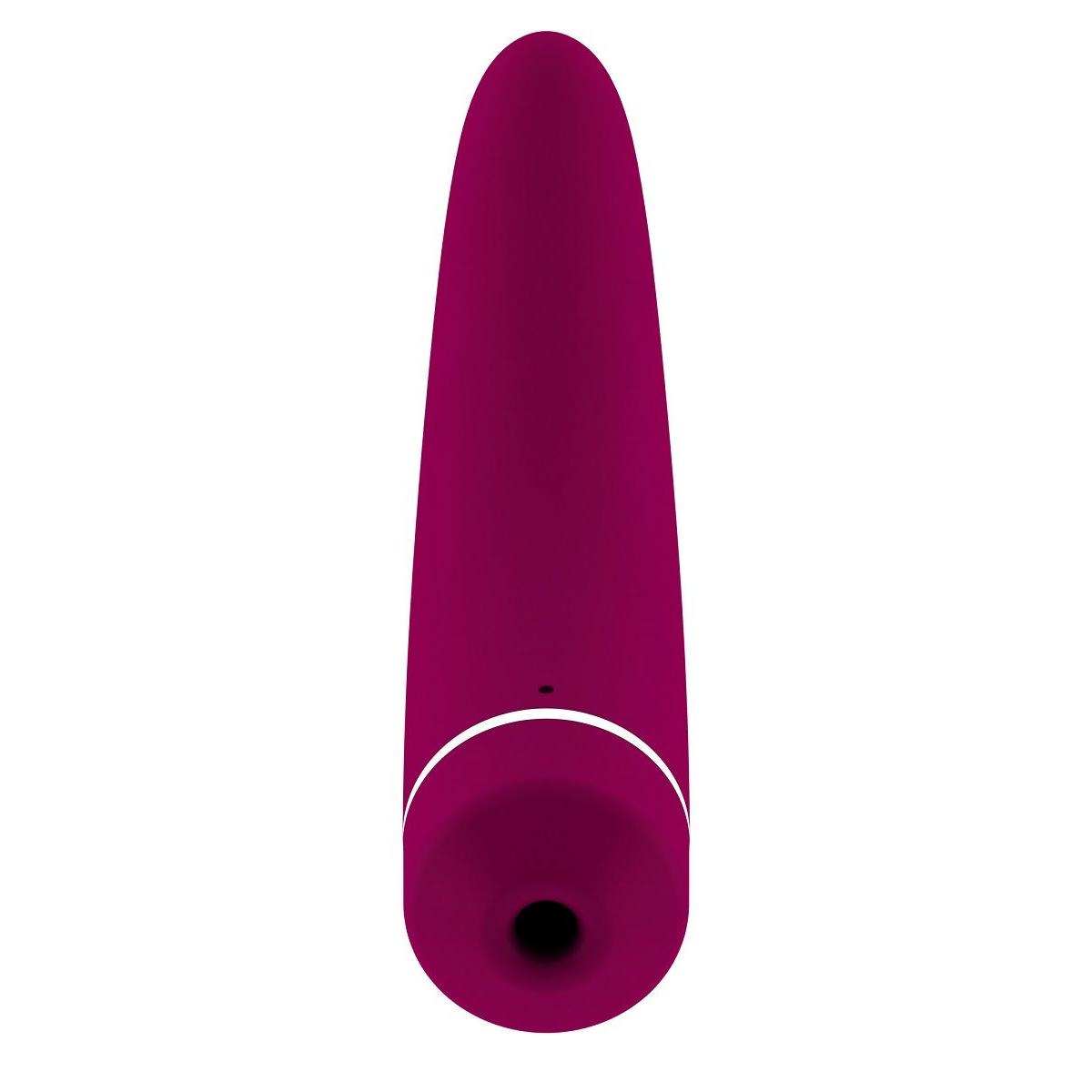 Фиолетовый вакуумный клиторальный вибромассажер Personal vibrator HIKY 