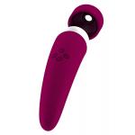 Фиолетовый вакуумный клиторальный вибромассажер Personal vibrator HIKY 
