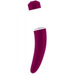 Фиолетовый вакуумный клиторальный вибромассажер Personal vibrator HIKY 