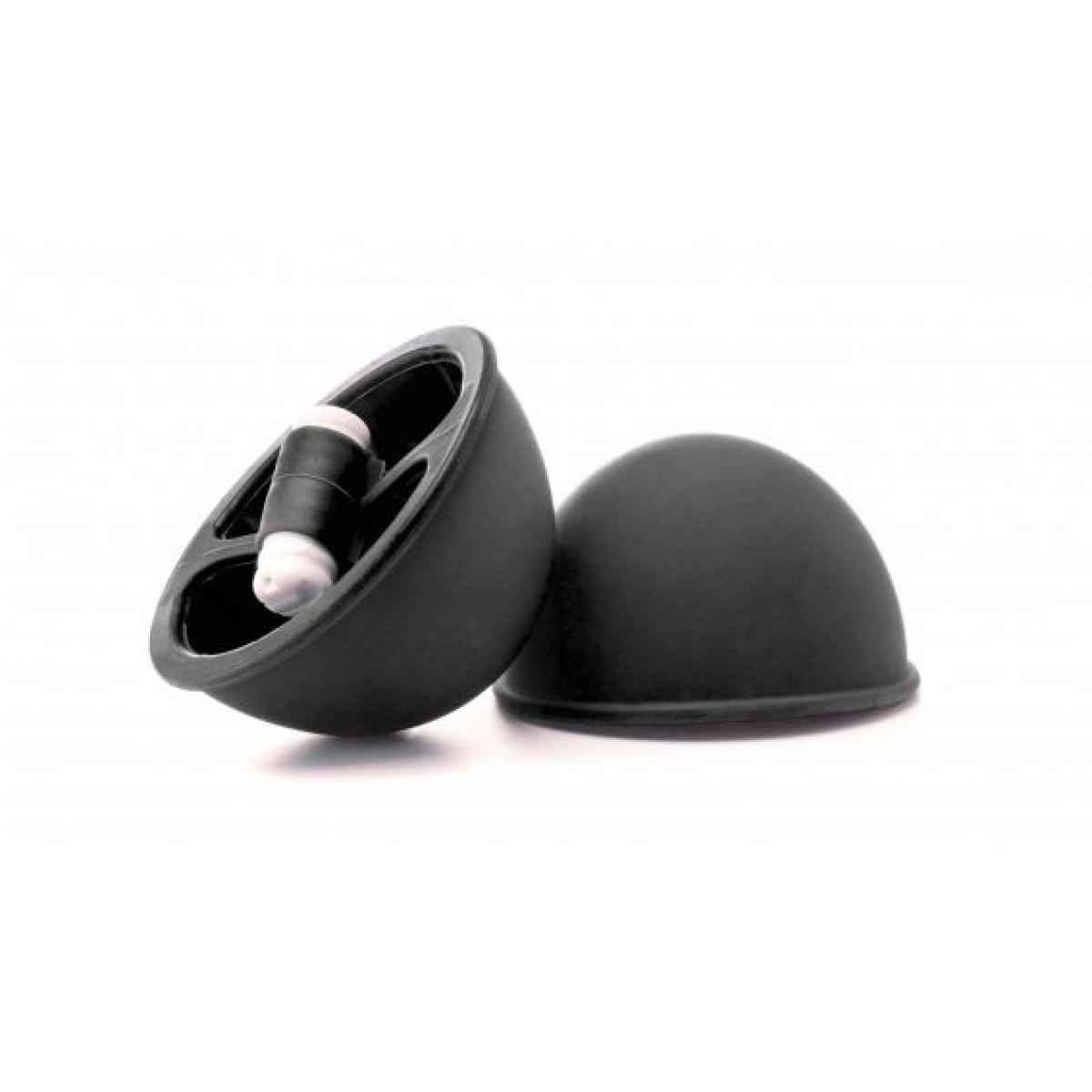 Чёрные вакуумные присоски с вибрацией Vibrating Suction Cup