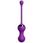 Фиолетовые вагинальные шарики Kegel Egg с браслетом
