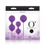 Набор фиолетовых вагинальных шариков Luxe O  Weighted Kegel Balls