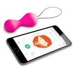 Ярко-розовые вагинальные шарики Gballs2 App