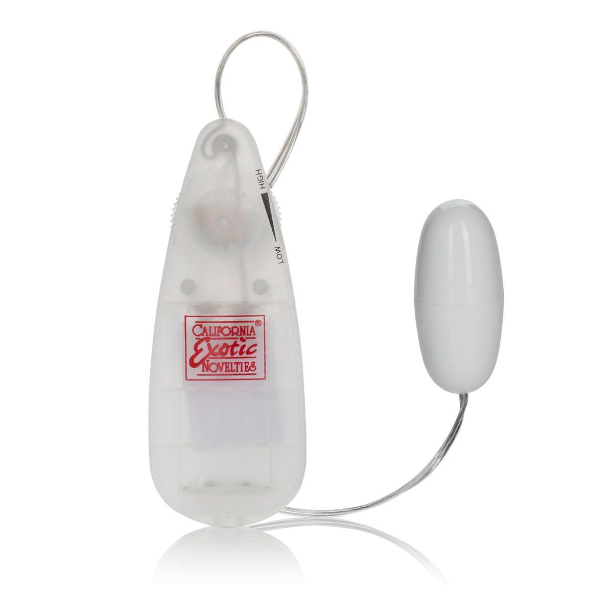 Виброяйцо белого цвета  Pocket Exotics Vibrating Bullet