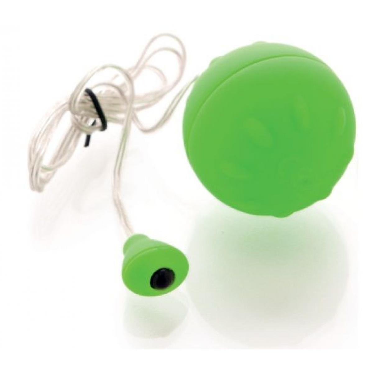 Зеленый виброшарик с выносным пультом-кнопкой