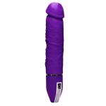 Фиолетовый вибратор-реалистик Infinite Desire - 26 см.