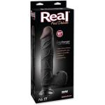 Вибратор Real Feel Deluxe №12 Black - 35 см.
