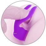 Фиолетовый вибростимулятор для пары Danny