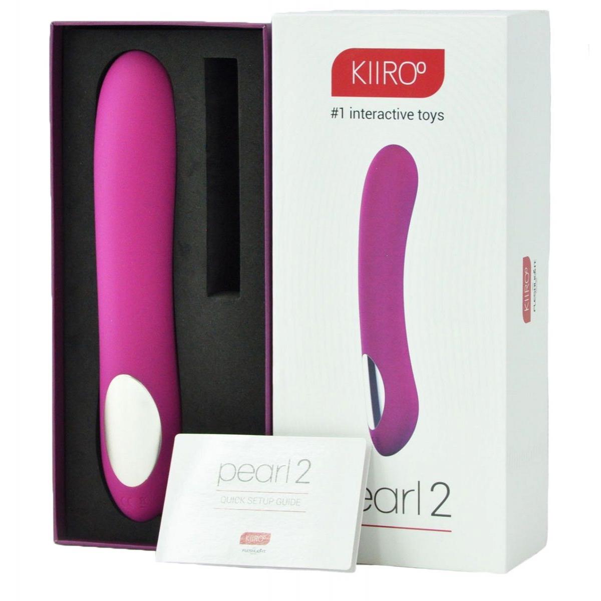 Фиолетовый вибратор для секса на расстоянии Pearl 2 - 20 см.